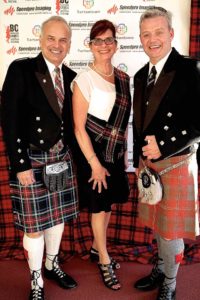 BC Highland Games 2016. Coquitlam Mayor Richard, and Anna Rosa Stewart, Mike Chisholm. Chair