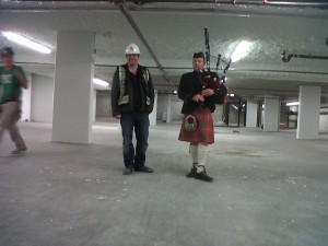 Matt Winkelman & Mike Chisholm at Rize construction site, Vancouver.