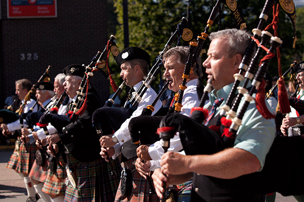 Antigonish Highland Games Reunion Pipe Band, 2014